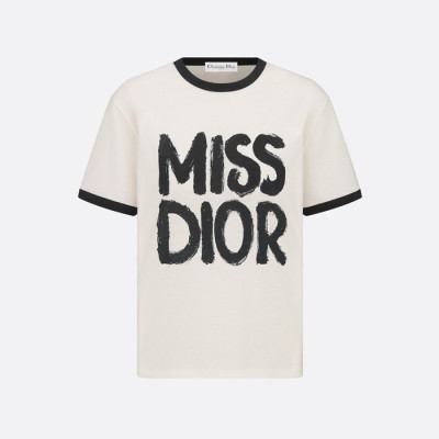 디올 여성 라운드 티셔츠 - Dior Womens Round Tshirt - dic3683x