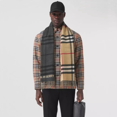 버버리 남/녀 빈티지 머플러 - Burberry Unisex Vintage Muffler - buc2437x