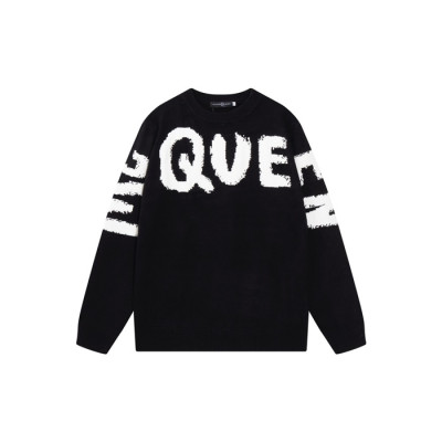 알렉산더 맥퀸 남성 크루넥 스웨터 - Alexander McQueen Mens Crewneck Sweater - alx3816x