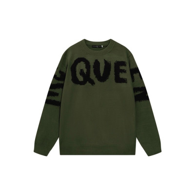 알렉산더 맥퀸 남성 크루넥 스웨터 - Alexander McQueen Mens Crewneck Sweater - alx3817x