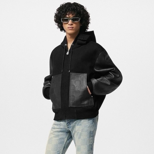 루이비통 남성 가죽 재킷 - Louis vuitton Mens Leather Jacket - lvc3914x