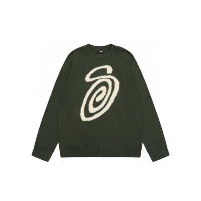 스터시 남성 라운드 스웨터 - Stussy Mens Round Sweater - stc4018x