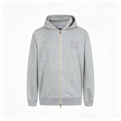 미우미우 남성 집업 후드티 - Miumiu Mens Zip-up Hoodie - mic4141x