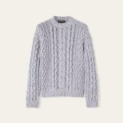 로로피아나 남성 라운드 스웨터 - Loro Piana Mens Round Sweater - lpc4244x