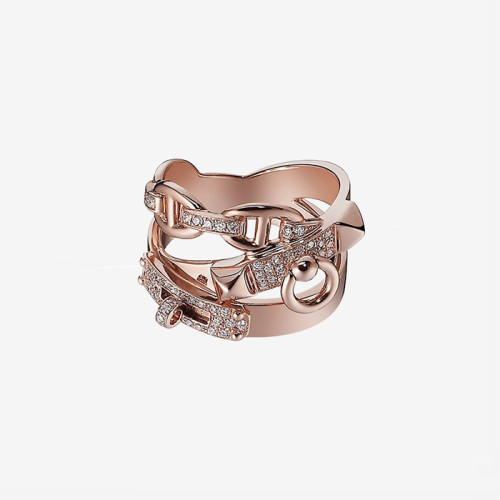 에르메스 여성 골드 반지 - Hermes Womens Gold Ring - acc2561x