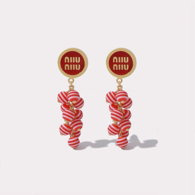 미우미우 여성 골드 이어링 - Miumiu Womens Gold Earring - acc2583x