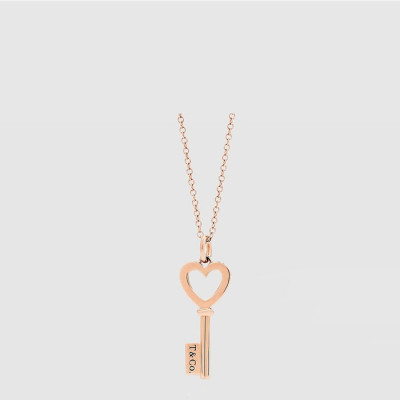 티파니 여성 하트 키 펜던트 네크리스 - Tiffany Womens Heart Key Pendant Necklace - acc2603x