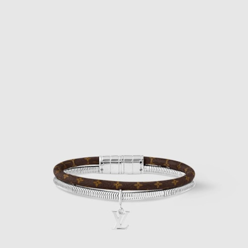 루이비통 남/녀 모노그램 스월 팔찌 - Louis vuitton Unisex Monogram Swirl Bracelet - acc2608x