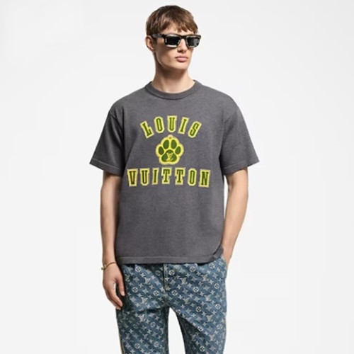 루이비통 남성 라운드 반팔 티셔츠 - Louis vuitton Mens Round Tshirt - lvc4280x