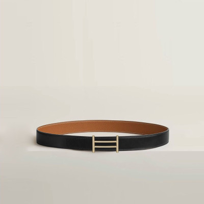 에르메스 남성 리버서블 라이더 벨트 - Hermes Mens Rider Reversible Belt - bel13x