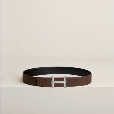 에르메스 남성 리버서블 트레버스 벨트 - Hermes Mens Traverse Reversible Belt - bel38x