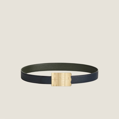 에르메스 남성 리버서블 벨트 - Hermes Mens Cuir De Ceinture Reversible Belt - bel45x