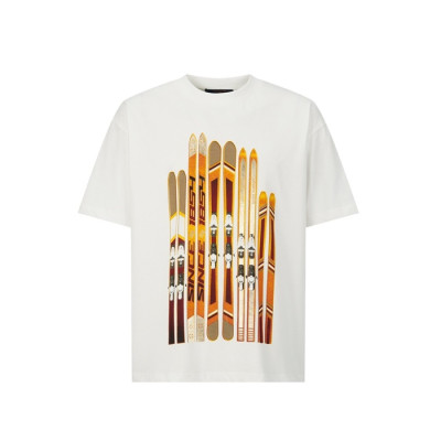 루이비통 남성 라운드 반팔 티셔츠 - Louis vuitton Mens Round Tshirt - lvc4415x