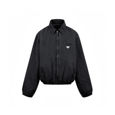 프라다 남성 봄버 자켓 - Prada Mens Bomber Jacket - prc4550x
