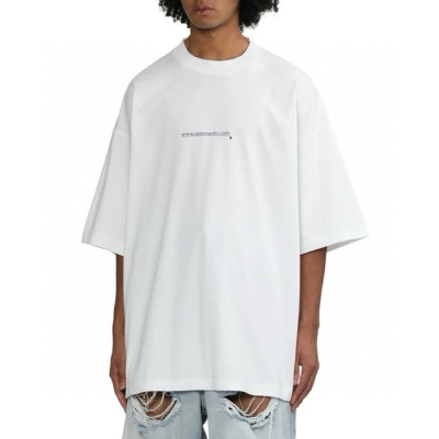 베트멍 남/녀 라운드 반팔 티셔츠 - Vetements Unisex Over Size Tshirts - vec4578x