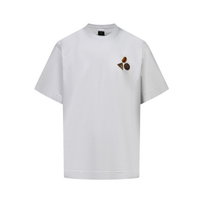 펜디 남성 라운드 반팔 티셔츠 - Fendi Mens Round Tshirt - fec4615x