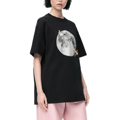 로에베 여성 라운드 반팔티 - Loewe Womens Round Tshirt - loc4781x