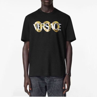 베르사체 남성 반팔 티셔츠 - Versace Mens Round Tshirt - vec4859x