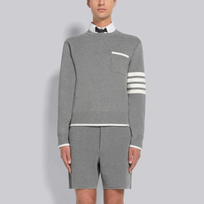 톰브라운 남성 라운드 스웨터- Thom Browne Mens Round Sweater - thc4953x