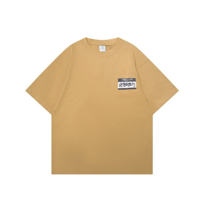 베트멍 남/녀 라운드 반팔 티셔츠 - Vetements Unisex Over Size Tshirt - vec4970x