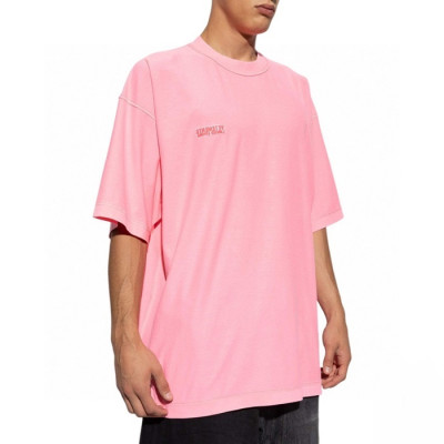 베트멍 남/녀 라운드 반팔 티셔츠 - Vetements Unisex Over Size Tshirt - vec4978x