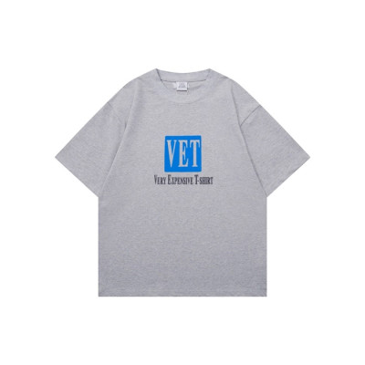 베트멍 남/녀 라운드 반팔 티셔츠 - Vetements Unisex Oversize Tshirt - vec4984x