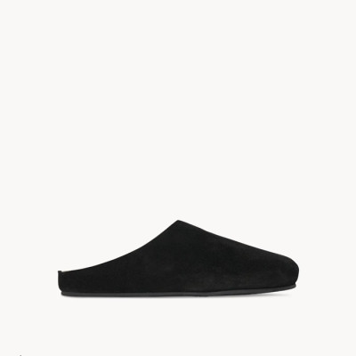 더 로우 여성 휴고 슬라이드 스웨이드 애쉬 - The Row Womens Hugo Slide in Suede - ths3237x