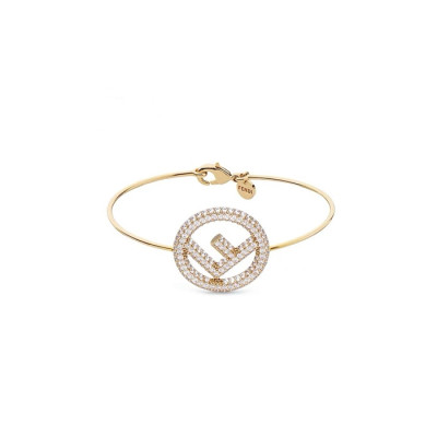 펜디 여성 골드 팔찌 - Fendi Womens Gold Bangle - acc3718x