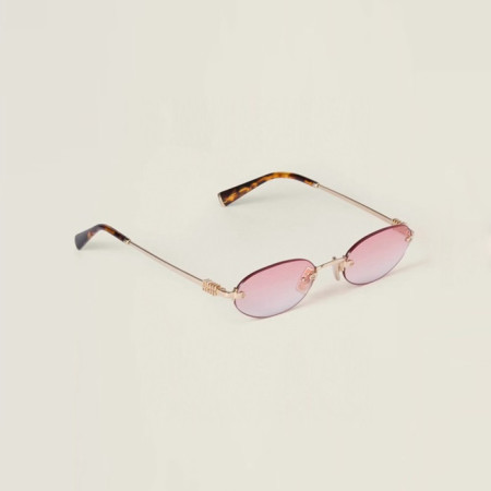 미우미우 여성 프리미엄 메탈 프레임 선글라스 - Miumiu Womens Premium Metal Frame Sunglasses - acc3746x