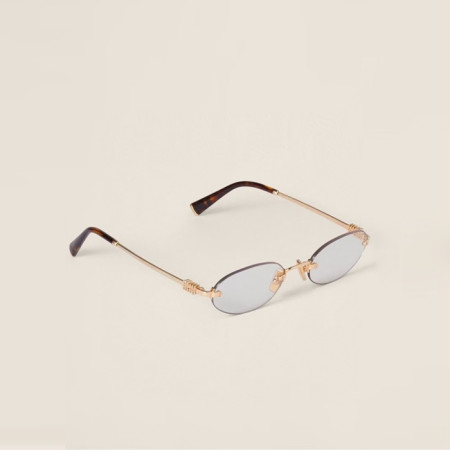 미우미우 여성 프리미엄 메탈 프레임 선글라스 - Miumiu Womens Premium Metal Frame Sunglasses - acc3747x