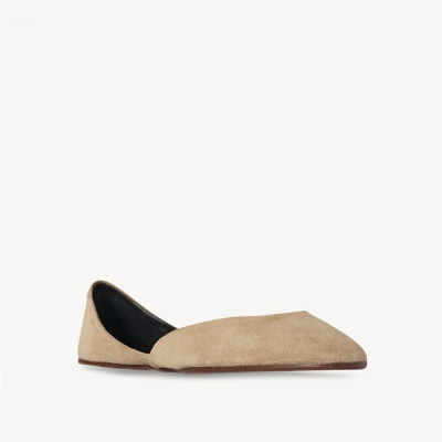 더 로우 여성 젬마 스웨이드 발레 슈즈 - The Row Womens Gemma Suede Ballet Shoes - ths3300x