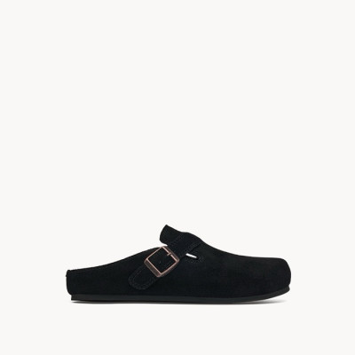 더 로우 여성 휴고 슬라이드 스웨이드 애쉬 - The Row Womens Hugo Slide in Suede - ths3309x