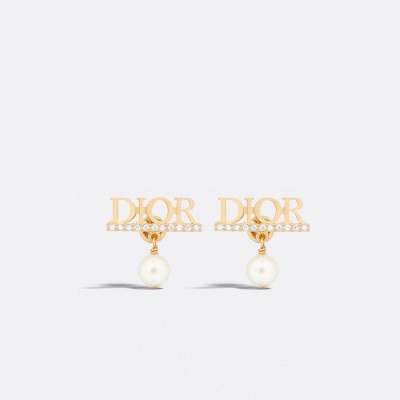 디올 여성 골드 이어링 - Dior Womens Gold Earring - acc3757x