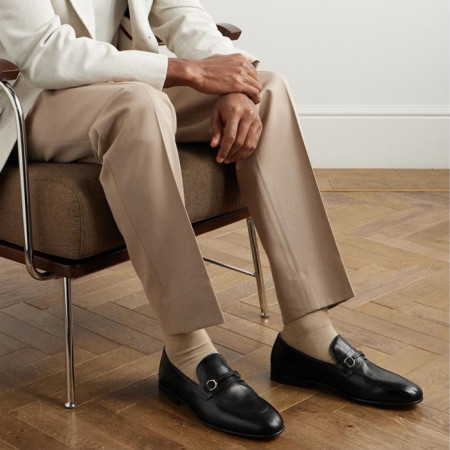 브루넬로쿠치넬리 남성 스트랩 로퍼 - Brunello Cucinelli Mens Strap Loafer - brs3376x