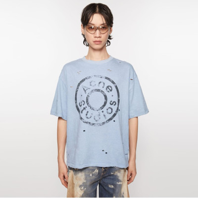 아크네 남/녀 라운드 반팔티 - Acne Unisex Round Tshirt - anc5170x