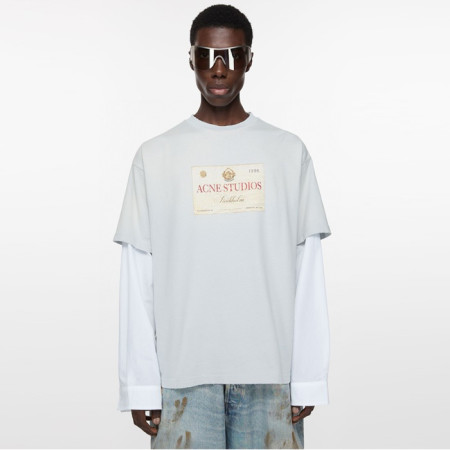 아크네 남성 크루넥 긴팔티 - Acne Mens Round Tshirt - anc5175x