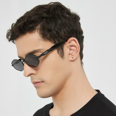 프라다 남성 프리미엄 메탈 프레임 선글라스 - Prada Mens Premium Metal Frame Sunglasses - acc3814x