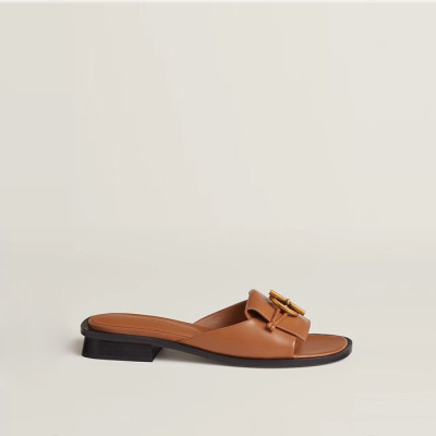 에르메스 여성 아이슬 레더 샌들 - Hermes Womens Isle Sandal - hes4033x