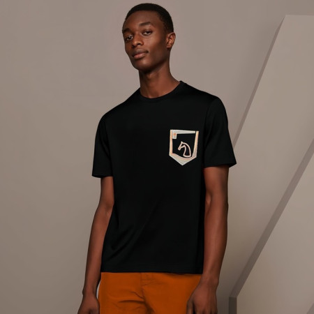 에르메스 남성 라운드 반팔티 - Hermes Mens Round Tshirt - hec5210x