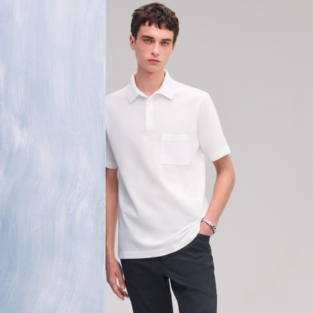 에르메스 남성 폴로 반팔티 - Hermes Mens Polo Tshirt - hec5218x