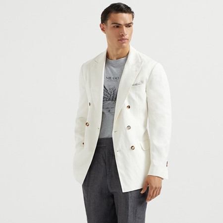 브루넬로쿠치넬리 남성 라운드 티셔츠 - Brunello Cucinelli Mens Round Tshirt - brc5221x