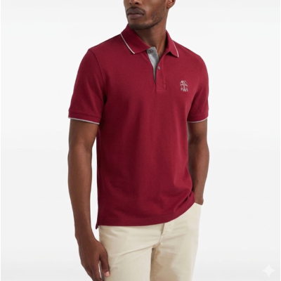 브루넬로쿠치넬리 남성 폴로 티셔츠 - Brunello Cucinelli Mens Polo Tshirt - brc5225x
