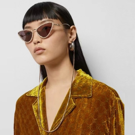 구찌 여성 프리미엄 메탈 프레임 선글라스 - Gucci Womens Premium Metal Frame Sunglasses - acc3964x