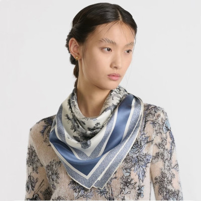 디올 여성 실크 스카프 - Dior Womens Silk Scarf - acc3984x