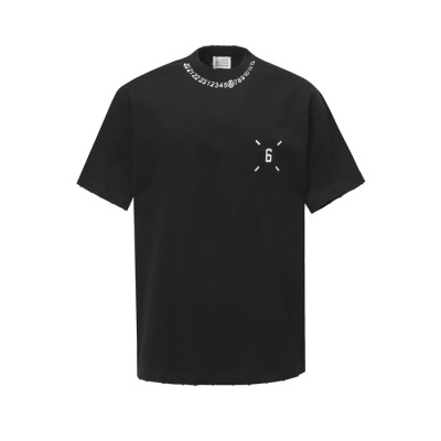 메종 마르지엘라 남성 라운드 반팔 티셔츠 - Maison Margiela Mens Round Tshirt - mac5232x