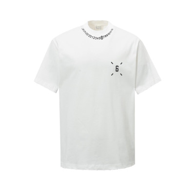 메종 마르지엘라 남성 라운드 반팔 티셔츠 - Maison Margiela Mens Round Tshirt - mac5233x