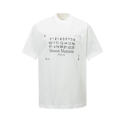 메종 마르지엘라 남성 라운드 반팔 티셔츠 - Maison Margiela Mens Round Tshirt - mac5235x