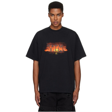 베트멍 남/녀 라운드 반팔 티셔츠 - Vetements Unisex Oversize Tshirt - vec5244x