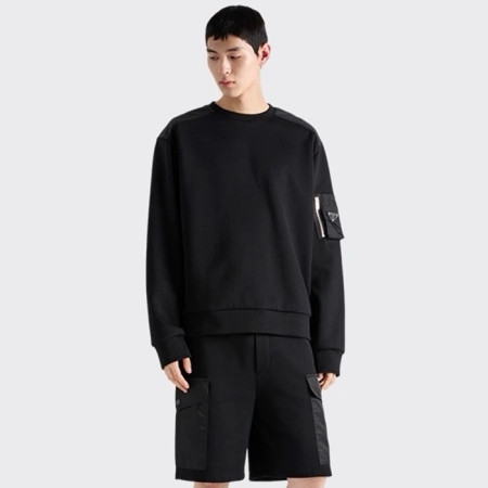 프라다 남성 라운드 맨투맨 - Prada Mens Round Tshirt - prc5252x