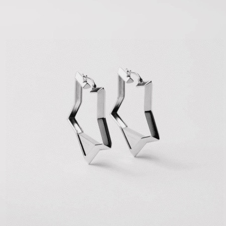 프라다 여성 골드 이어링 - Prada Womens Gold Earring - acc4065x